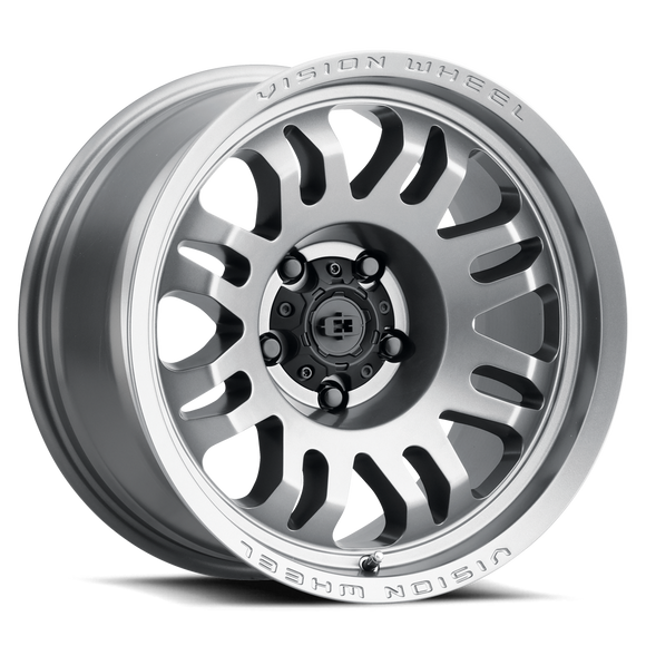 18x9 Vision 409 Inferno Gray Wheel 8x180 ET12 CB124.1