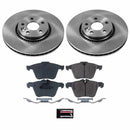 PowerStop OE Stock Replacement Low-Dust Ceramic Brake Pad and Rotor Kit