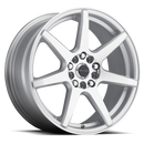 15x7 Raceline 131S Silver Machined 4x100 4x108 ET40 Wheel Rim
