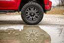 20x10 Rough Country 93 Series Machined Black Wheel 6x135 6x5.5 ET-18 CB4.173