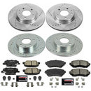PowerStop Z23 Daily Driver Carbon-Fiber Ceramic Brake Pad and Drilled & Slotted