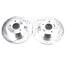 PowerStop Evolution Drilled Slotted Rotors Pair Rear For Kia Sorento