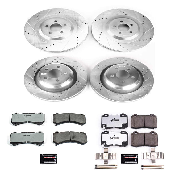PowerStop Z26 Street Performance Ceramic Brake Pad and Drilled & Slotted Rotor K