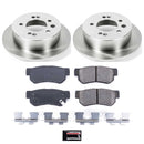 PowerStop OE Stock Replacement Low-Dust Ceramic Brake Pad and Rotor Kit