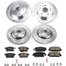 PowerStop Z23 Daily Driver Carbon-Fiber Ceramic Brake Pad and Drilled & Slotted