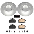 PowerStop Genuine Geomet Coated Rotor and Carbon-Fiber Ceramic Brake Pad Kit