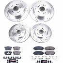 PowerStop Z23 Daily Driver Carbon-Fiber Ceramic Brake Pad and Drilled & Slotted