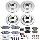 PowerStop Genuine Geomet Coated Rotor and Carbon-Fiber Ceramic Brake Pad Kit