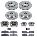 PowerStop OE Stock Replacement Low-Dust Ceramic Brake Pad, Rotor and Caliper Kit