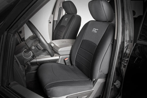 Rough Country Seat Covers Seat Covers Font Bucket Rear Bench fits Ram 1500 2500 3500 10-18
