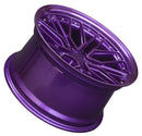 20x10.5 XXR 571 Diamond Cut Purple Wheel 5x4.5 ET35 CB73.1