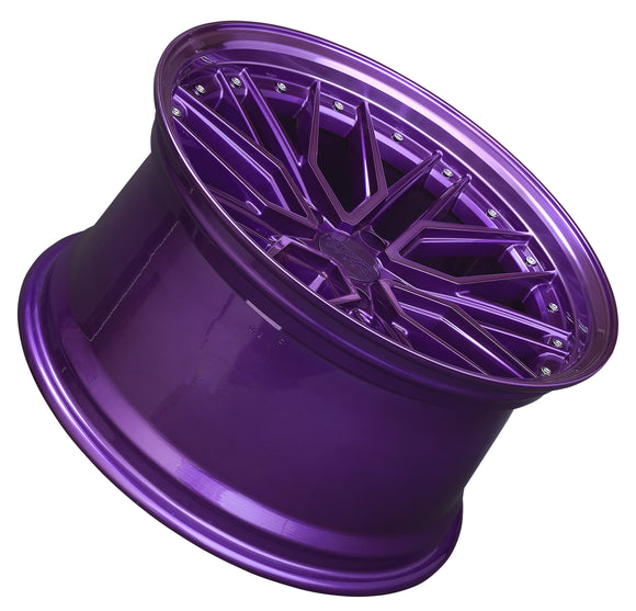 20x10.5 XXR 571 Diamond Cut Purple Wheel 5x4.5 ET35 CB73.1