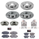 PowerStop OE Stock Replacement Low-Dust Ceramic Brake Pad, Rotor and Caliper Kit