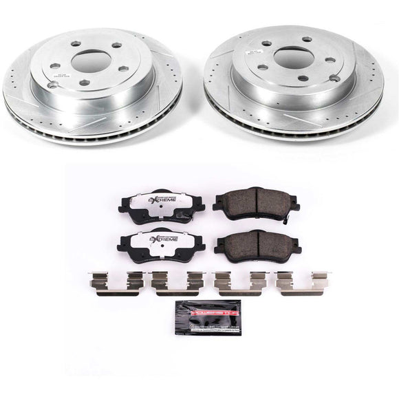 PowerStop Z26 Street Performance Ceramic Brake Pad and Drilled & Slotted Rotor K