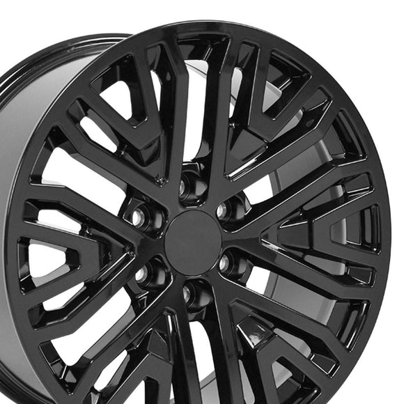 20" Replica Wheel fits GMC Sierra 1500 - CV37 Black 20x9