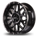20x9 Mudder Trucker MT859 Mutiny Satin Black 5x127 5x5 ET0 Wheel Rim-5