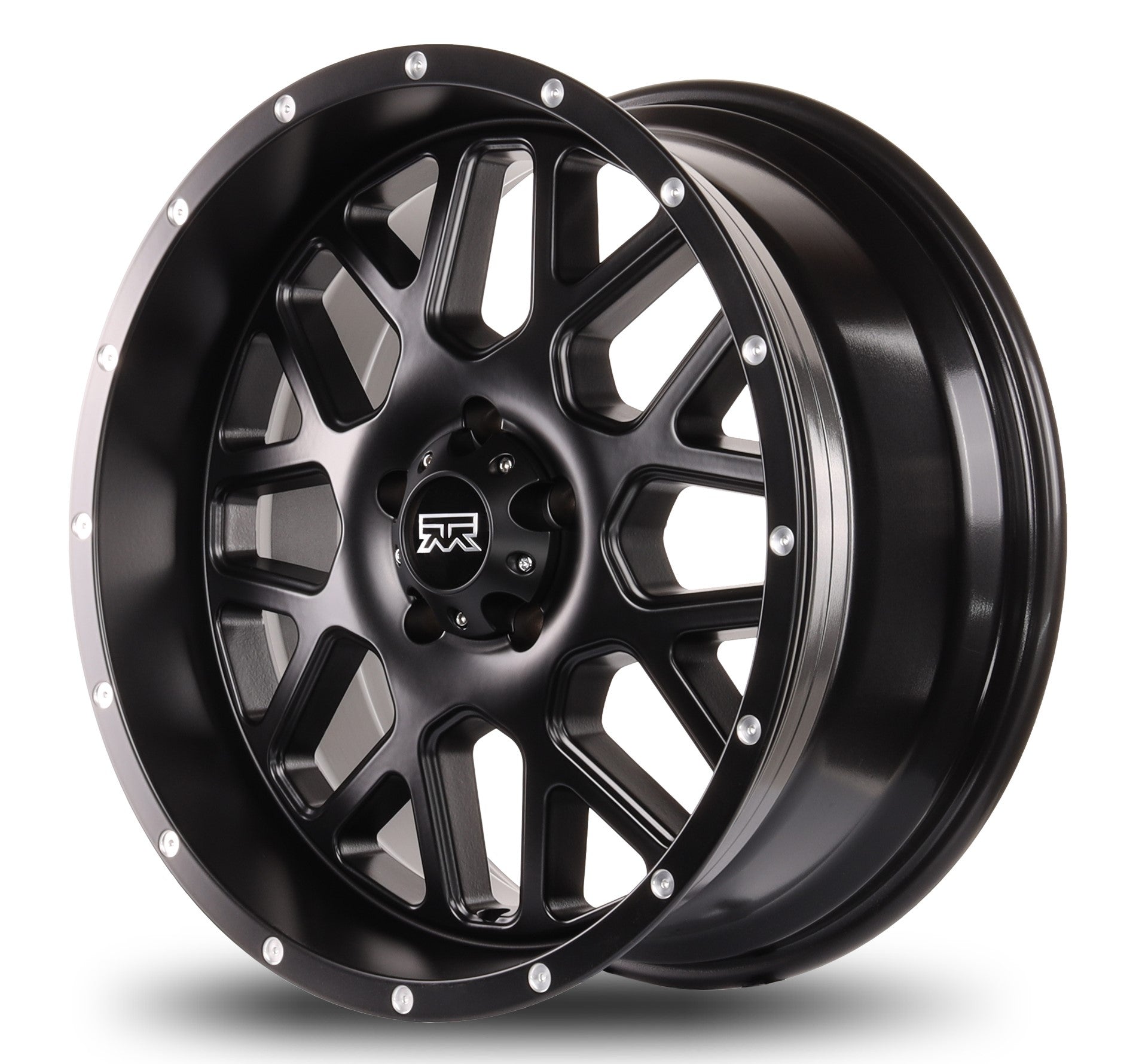 20x9 Mudder Trucker MT859 Mutiny Satin Black 5x127 5x5 ET0 Wheel Rim