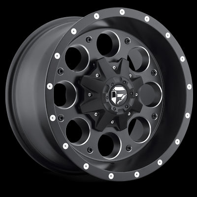 16X8 Fuel D525 REVOLVER Matte Black Milled 6X139.7 ET1 wheel/rim