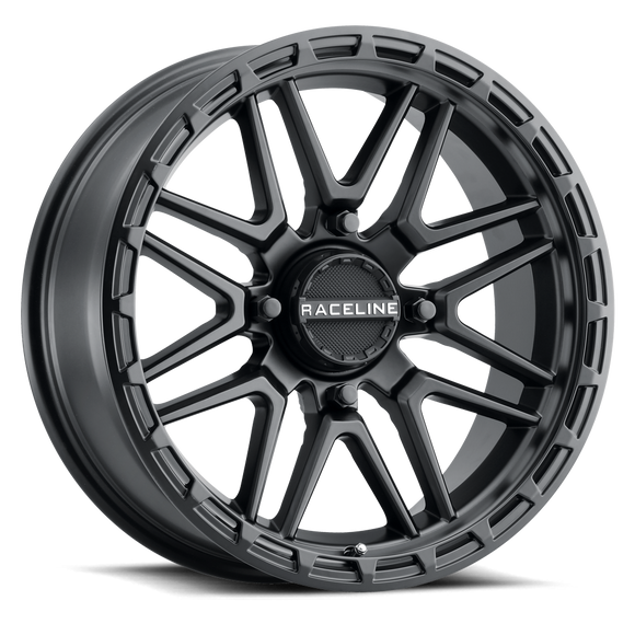 18x7 Raceline A11B Krank XL Satin Black 4x156 ET0 CB132.5 Wheel