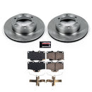 PowerStop OE Stock Replacement Low-Dust Ceramic Brake Pad and Rotor Kit