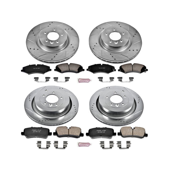 PowerStop Z23 Daily Driver Carbon-Fiber Ceramic Brake Pad and Drilled & Slotted