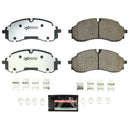 PowerStop Z36 Truck And Tow Carbon-Fiber Ceramic Brake Pads With Hardware