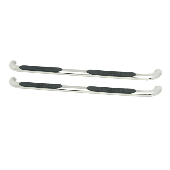 Westin Platinum 4 Oval Nerf Step Bars Polished Polished Stainless Steel 21-1680