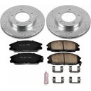 PowerStop Z23 Daily Driver Carbon-Fiber Ceramic Brake Pad and Drilled & Slotted