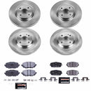 PowerStop Track Day Spec High-Performance Brake Pad and Rotor Kit