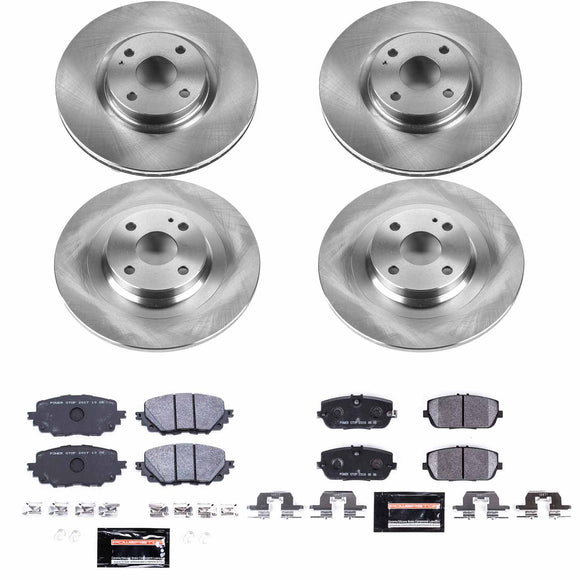 PowerStop Track Day Spec High-Performance Brake Pad and Rotor Kit