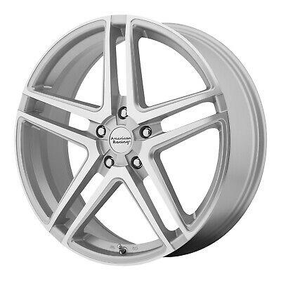 18X8 American Racing AR907 Silver w/ Machine Face Wheel/Rim 5x114.3 18-8