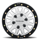 15x6.5 Raceline A14SB Alpha Hyper Silver Black Ring 6x139.7 ET74 Wheel