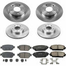 PowerStop OE Stock Replacement Low-Dust Ceramic Brake Pad and Rotor Kit