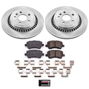 PowerStop OE Stock Replacement Low-Dust Ceramic Brake Pad and Rotor Kit