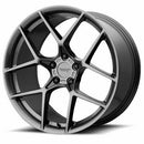 18X8.5 American Racing AR924 CROSSFIRE Graphite 5X120.65 ET50 wheel/rim-3