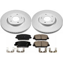 PowerStop Genuine Geomet Coated Rotor and Low-Dust Ceramic Brake Pad Kit