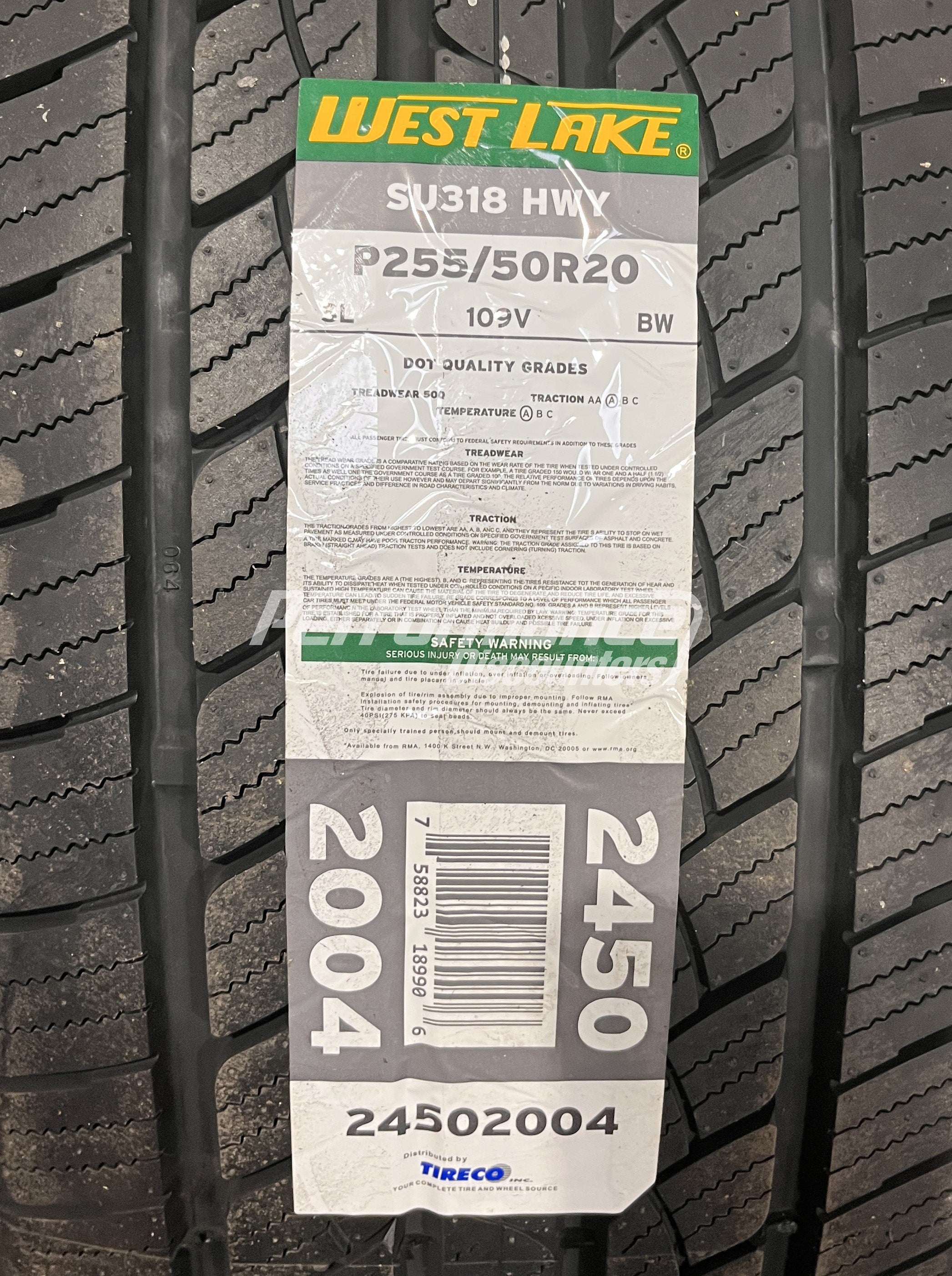 Westlake SU318 Tire(s) 255/50R20 109V SL BSW 255/50-20 2555020