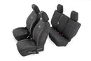 Rough Country Seat Covers Front and Rear For Jeep Wrangler JK 13-18