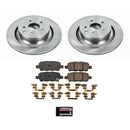 PowerStop OE Stock Replacement Low-Dust Ceramic Brake Pad and Rotor Kit