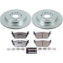 PowerStop Z36 Carbon-Fiber Ceramic Brake Pad with Drilled and Slotted Rotor Kit