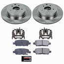 PowerStop OE Stock Replacement Low-Dust Ceramic Brake Pad, Rotor and Caliper Kit