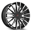 22x9.5 Cavallo CLV-47 Gloss Black Machined 6x135/139.7 ET25 wheel/rim