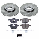 PowerStop OE Stock Replacement Low-Dust Ceramic Brake Pad and Rotor Kit