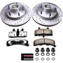PowerStop Z36 Carbon-Fiber Ceramic Brake Pad with Drilled and Slotted Rotor Kit