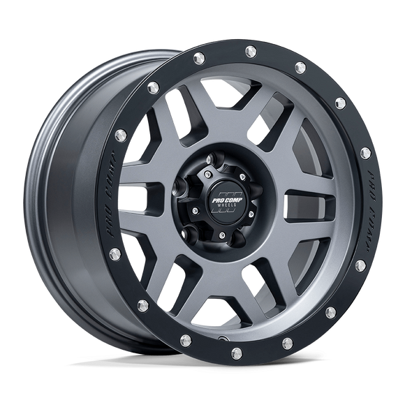 17X9 Pro Comp Alloys PA41 Phaser Satin Black 6x139.7 ET-6 Wheel Rim
