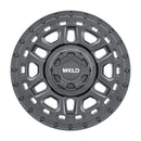 17x9 Weld Crux 5x114.3 5x127 ET-35 Satin Back Wheel Rim CB 78.1-3