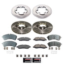 PowerStop OE Stock Replacement Low-Dust Ceramic Brake Pad and Rotor Kit