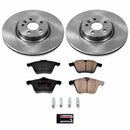 PowerStop OE Stock Replacement Low-Dust Ceramic Brake Pad and Rotor Kit