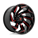 24X12 Fuel D755 REACTION Gloss Black-MIL-RTTC 8X180 ET-44 wheel/rim