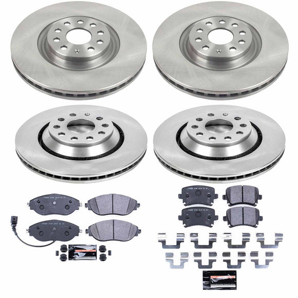 PowerStop Track Day Spec High-Performance Brake Pad and Rotor Kit
